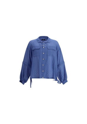 Undercover Blue Cotton Blouse - 2