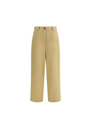 Khaite Beige Cotton Casual Pants - 4