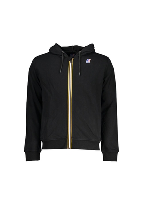 K-WAY Black Cotton Men Sweatshirt - L