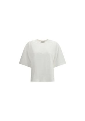 Forte_Forte White Cotton T-Shirt - 0/XS