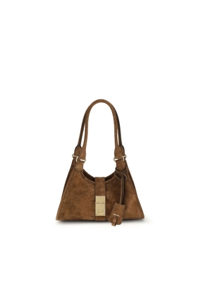 Prada Brown Calf Leather Bos Taurus Shoulder Bag