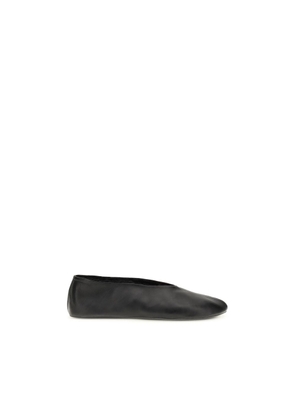 The Row Black Lamb Ovis Aries Aries Ballet Flats - EU36/US6