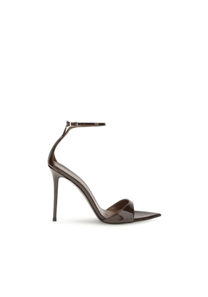 Giuseppe Zanotti Black Leather Stiletto Heel Sandals - EU36/US6