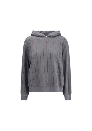 Brunello Cucinelli Gray Cotton Sweatshirt - L