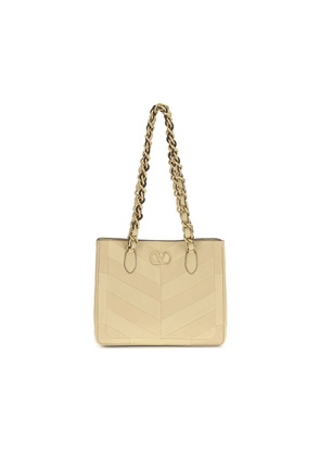 Valentino Garavani Gold Napa Leather / Calf Bos Taurus Shoulder Bag