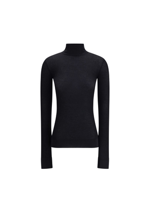 Lemaire Black Wool Top - L