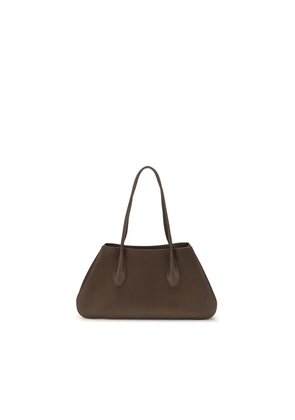 The Row Brown Calf Leather Bos Taurus Shoulder Bag