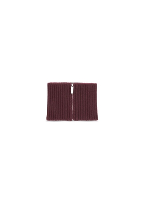 SA SU PHI Bordeaux Cashmere Scarf