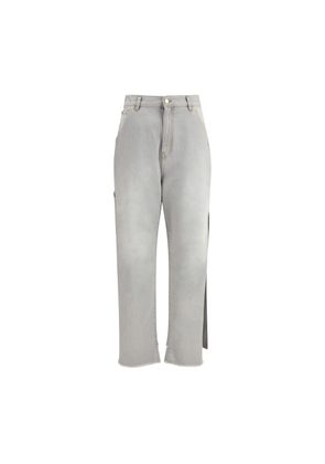 Darkpark Gray Cotton Relaxed Fit Jeans - 26