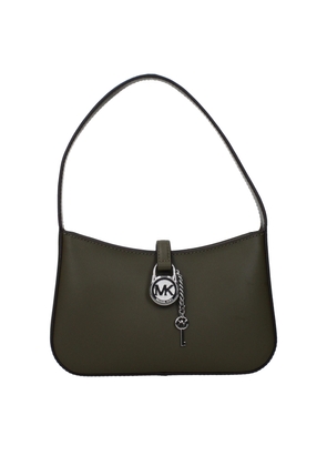 Michael Kors Green Leather Handbag