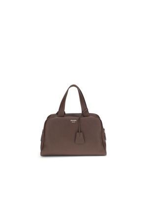 Prada Brown Calf Leather Bos Taurus Handbag