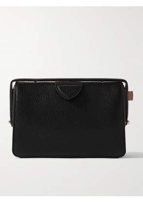 Gabriela Hearst - Carrington Textured-leather Clutch - Black - One size