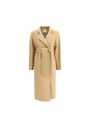 Khaite Beige Wool Coat - M