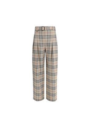 Burberry Beige Viscose Casual Pants - 6