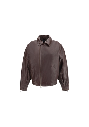 Petar Petrov Brown Leather Jacket - S