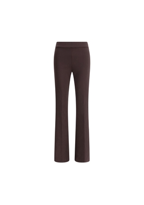 Avenue Montaigne Brown Elastane Flared Pants - 00/XXS
