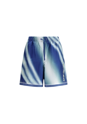 Casablanca Blue Silk Bermuda Shorts - L