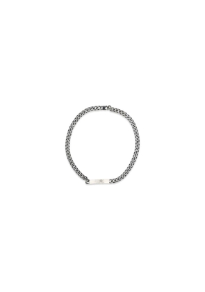 MM6 Silver Metal Necklace - One Size