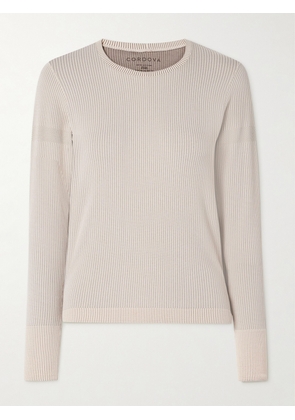 Cordova - Ribbed Thermal Top - Ecru - XS/S,M/L