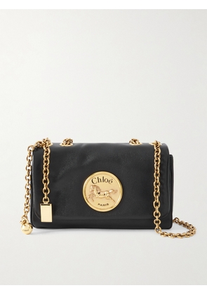Chloé - Heritage Leather Shoulder Bag - Black - One size
