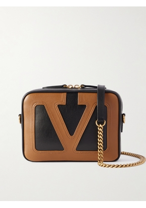Valentino Garavani - Viva Superstar Two-tone Leather Shoulder Bag - Black - One size