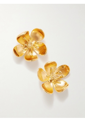 Oscar de la Renta - Gold-tone Earrings - One size