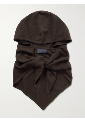 Arch4 - Ziggy Hooded Cashmere Scarf - Brown - One size