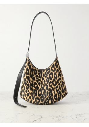 Jil Sander - Eldorado Small Leather-trimmed Leopard-print Calf Hair Shoulder Bag - Animal print - One size