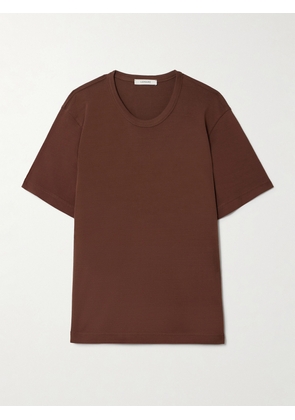 LEMAIRE - Cotton-jersey T-shirt - Brown - xx small,x small,small,medium,large,x large
