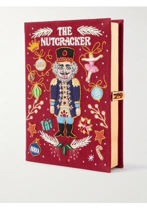 Olympia Le-Tan - The Nutcracker Embroidered Appliquéd Canvas Clutch - One size