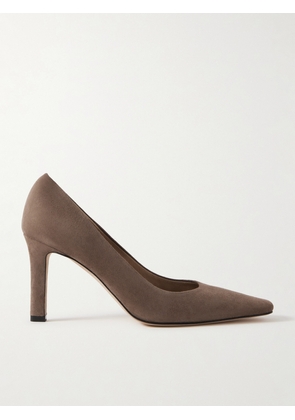 The Row - Carla Suede Pumps - Brown - IT35,IT36,IT36.5,IT37,IT37.5,IT38,IT38.5,IT39,IT39.5,IT40,IT40.5,IT41,IT41.5,IT42