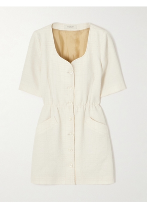 Giuliva Heritage - The Vanessa Wool Bouclé-tweed Mini Dress - Ivory - IT36,IT38,IT40,IT42,IT44,IT46,IT48