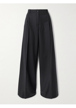 Our Legacy - Comodo Striped Wool Straight-leg Pants - Black - FR 34,FR 36,FR 38,FR 40