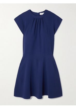 Stella McCartney - Gathered Crepe Mini Dress - Blue - IT34,IT36,IT38,IT40,IT42,IT44,IT46,IT48