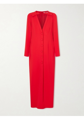Alessandra Rich - Bow-detailed Cady Midi Dress - Red - IT36,IT38,IT40,IT42,IT44,IT46