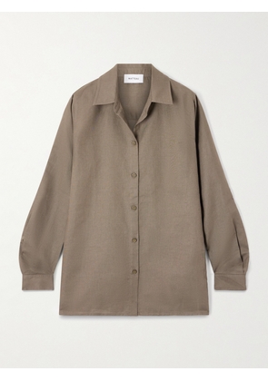 Matteau - Linen And Cotton-blend Shirt - Green - 1,2,3,4,5