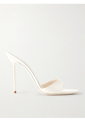Paris Texas - Lidia Patent-leather Mules - Ivory - IT35,IT35.5,IT36,IT36.5,IT37,IT37.5,IT38,IT38.5,IT39,IT39.5,IT40,IT40.5,IT41,IT41.5,IT42