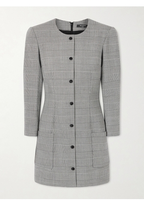 Balmain - Prince Of Wales Wool-blend Mini Dress - Multi - FR 34,FR 36,FR 38,FR 40,FR 42