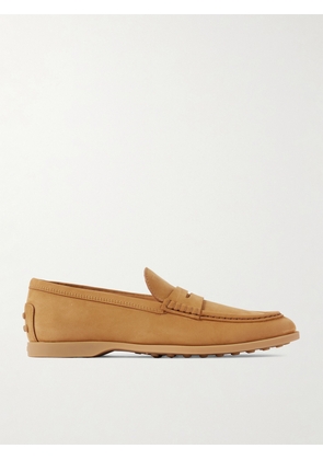 Tod's - Gomma Nubuck Penny Loafers - Brown - IT36,IT36.5,IT37,IT37.5,IT38,IT38.5,IT39,IT39.5,IT40,IT40.5,IT41,IT41.5,IT42