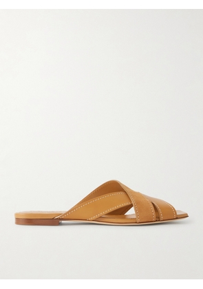 Tod's - Suede And Leather Slides - Brown - IT36,IT36.5,IT37,IT37.5,IT38,IT38.5,IT39,IT39.5,IT40,IT40.5,IT41.5