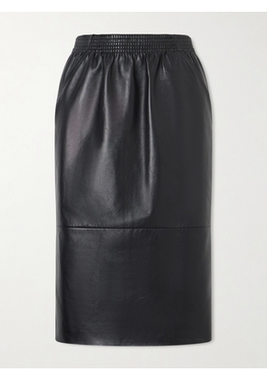 Chloé - Gathered Leather Skirt - Black - FR 36,FR 38,FR 40,FR 42