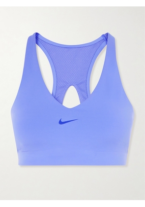 Nike - Universa Cutout Dri-fit Sports Bra - Blue - x small,small,medium,large,x large