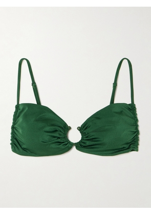 Johanna Ortiz - Tangle Up Embellished Bikini Top - Green - x small,small,medium,large,x large