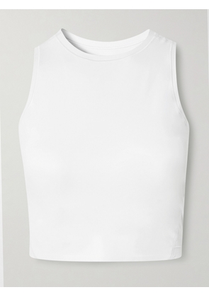 ON - Studio Cropped Stretch Top - White - x small,small,medium,large,x large,xx large