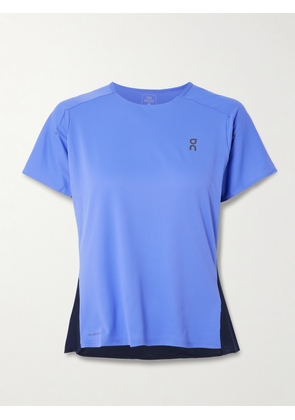 ON - Performance-t Stretch-mesh T-shirt - Blue - x small,small,medium,large,x large,xx large