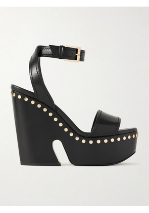 Givenchy - Studded Leather Platform Sandals - Black - IT35,IT37,IT38,IT39,IT40,IT41