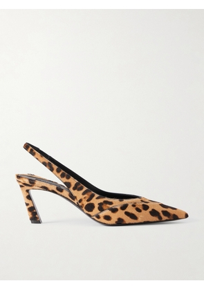 Givenchy - Leopard-print Calf-hair Slingback Pumps - Animal print - IT36,IT37,IT38,IT39,IT40,IT41