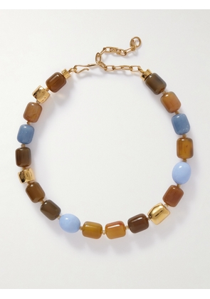 Lizzie Fortunato - Palomino Gold-plated Multi-stone Necklace - One size