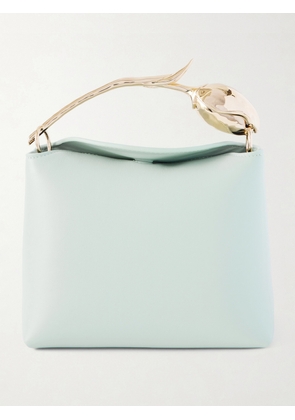 Erdem - Bloom Mini Leather Clutch - Blue - One size