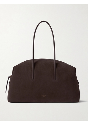 DeMellier - The Stockholm Leather-trimmed Suede Tote Bag - Brown - One size